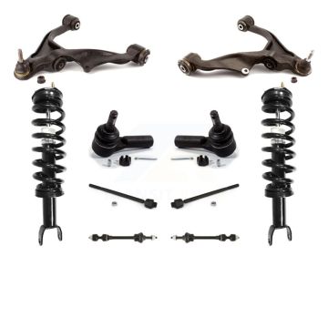 Front Control Arms & Complete Shock Tie Rods Link Sway Bar Kit (10Pc) For Ram 1500 Dodge KSS-103925