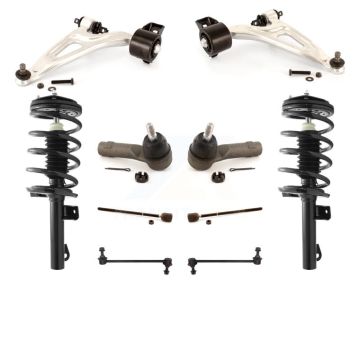Front Arms And Complete Shock Tie Rods Link Sway Bar Kit (10Pc) For Ford Freestar Mercury KSS-103948