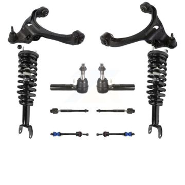 Front Control Arms Complete Shock Tie Rods Link Sway Bar Kit (10Pc) For Dodge Dakota 4WD KSS-103949