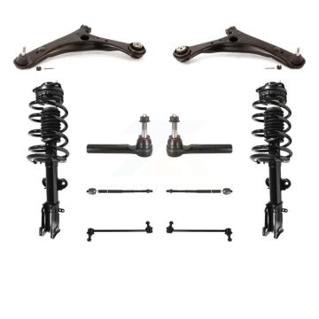 Front Arms Complete Shock Tie Rods Link Sway Bar Kit (10Pc) For Dodge Grand Caravan Town KSS-103953