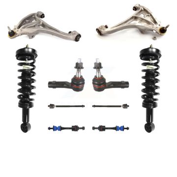 Front Control Arms & Complete Shock Tie Rods Link Sway Bar Kit (10Pc) For Ford F-150 Mark KSS-103958