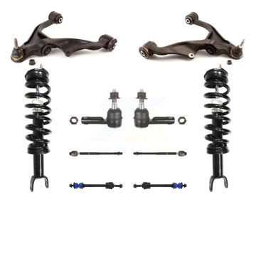 Front Control Arms & Complete Shock Tie Rods Link Sway Bar Kit (10Pc) For Ram 1500 Dodge KSS-103974