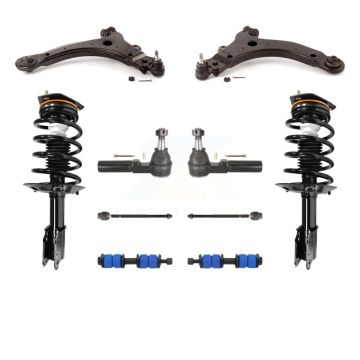 Front Arms Complete Shock Tie Rods Link Sway Bar Kit (10Pc) For 98-02 Oldsmobile Intrigue KSS-103982