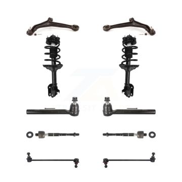 Front Control Arms And Complete Shock Tie Rods Link Sway Bar Kit (10Pc) For Honda Odyssey KSS-104000