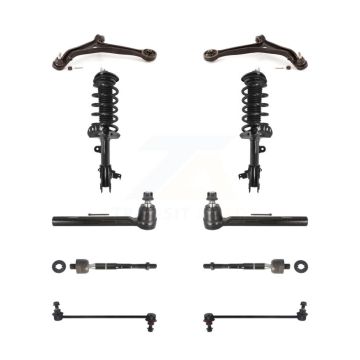 Front Control Arms And Complete Shock Tie Rods Link Sway Bar Kit (10Pc) For Honda Odyssey KSS-104002