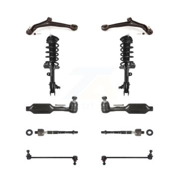 Front Control Arms And Complete Shock Tie Rods Link Sway Bar Kit (10Pc) For Honda Odyssey KSS-104003