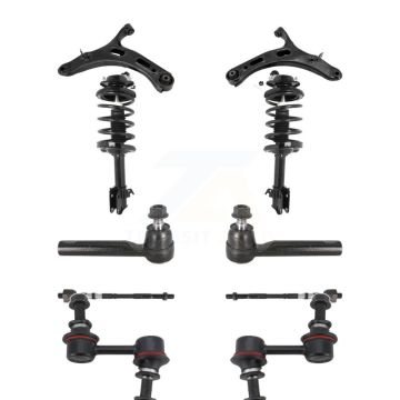 Front Arms And Complete Shock Tie Rods Link Sway Bar Kit (10Pc) For Subaru Outback KSS-104006