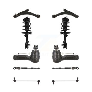 Front Arms Complete Shock Tie Rods Link Sway Bar Kit (10Pc) For 2006-2014 Honda Ridgeline KSS-104024