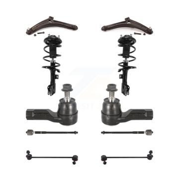 Front Control Arms Complete Shock Tie Rods Link Sway Bar Kit (10Pc) For Mitsubishi Lancer KSS-104026