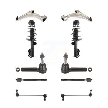 Front Arms And Complete Shock Tie Rods Link Sway Bar Kit (10Pc) For Chevrolet Cruze KSS-104039