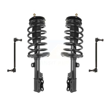 Front Shock Assembly And TQ Link Kit For 2005-2010 Toyota Sienna FWD AWD 8 Passenger Only KSS-104092