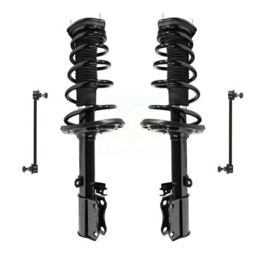 Rear Complete Shock Assembly And TQ Link Kit For Toyota Camry Solara Lexus ES330 KSS-104215