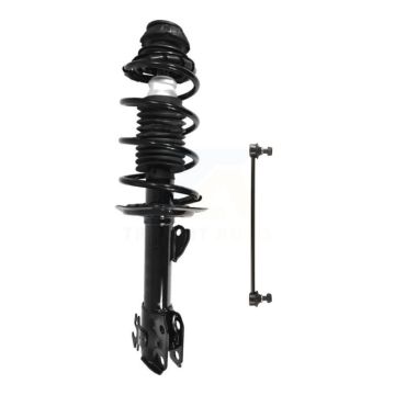 Front Left Complete Shock Assembly And TQ Link Kit For Toyota Yaris Prius C KSS-104469