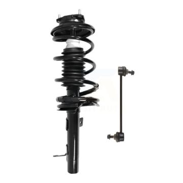 Front Left Complete Shock Assembly And TQ Link Kit For Ford Focus Excludes SVT Models KSS-104474