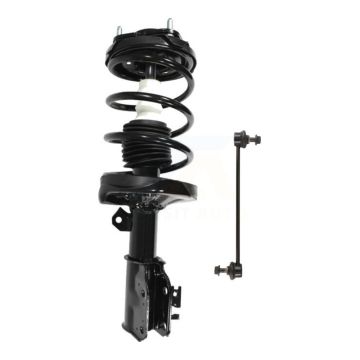 Front Left Complete Shock Assembly And TQ Link Kit For Mazda Protege Protege5 KSS-104481