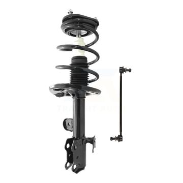 Front Left Shock Assembly & TQ Link Kit For 2013-2018 Toyota RAV4 Excludes Sport Package KSS-104498