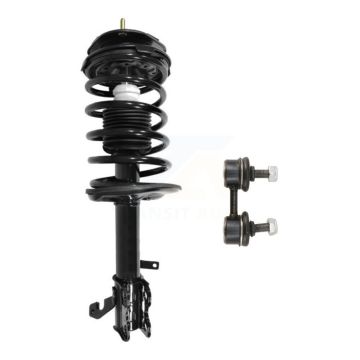 Front Left Complete Shock Assembly And TQ Link Kit For Toyota Corolla Chevrolet Prizm KSS-104510