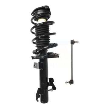 Front Left Complete Shock Assembly And TQ Link Kit For Mazda 3 5 KSS-104556