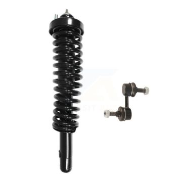 Front Left Complete Shock Assembly And TQ Link Kit For 1999-2000 Honda Civic Si KSS-104569