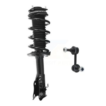 Front Left Complete Shock Assembly & TQ Link Kit For Honda Civic Excludes Sedan Si Models KSS-104604