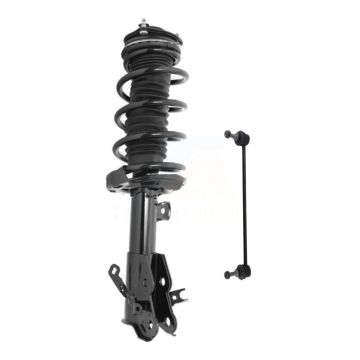 Front Left Complete Shock Assembly & TQ Link Kit For Honda Civic Excludes Coupe Si Models KSS-104607