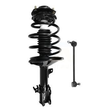 Front Left Complete Shock Assembly TQ Link Kit For Toyota Camry Solara Excludes V6 Engine KSS-104611