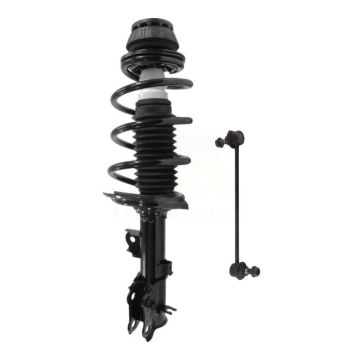 Front Left Complete Shock Assembly And TOR Link Kit For 2012-2017 Hyundai Accent Kia Rio KSS-104789