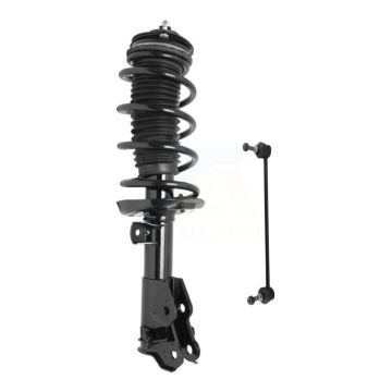Front Right Complete Shock Assembly TQ Link Kit For Honda Civic Excludes Sedan Si Models KSS-104940