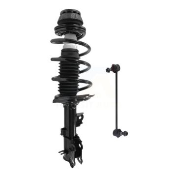 Front Right Complete Shock Assembly And TOR Link Kit For 2012-2017 Hyundai Accent Kia Rio KSS-105051