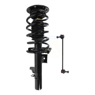 Front Right Complete Shock Assembly And TOR Link Kit For Volvo XC70 S80 V70 KSS-105053