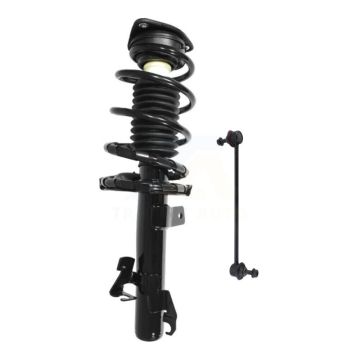 Front Right Complete Shock Assembly TOR Link Kit For Mazda 3 5 Excludes MazdaSpeed Model KSS-105086