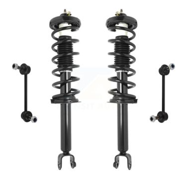 Rear Complete Shock Assembly And TQ Link Kit For 2009-2014 Acura TL TSX KSS-105166