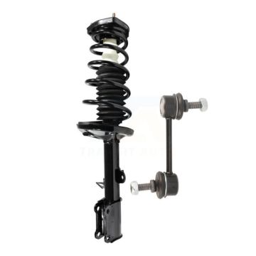 Rear Left Complete Shock Assembly And TQ Link Kit For Toyota Corolla Prizm Chevrolet Geo KSS-105313