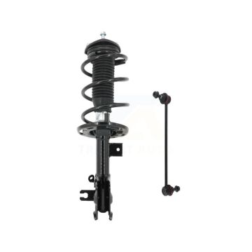 Front Left Complete Shock Assembly And TOR Link Kit For 2014-2018 Mazda 3 KSS-105355