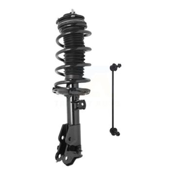 Front Left Shock Assembly And TOR Link Kit For 2012 Honda Civic Excludes Coupe Si Model KSS-105365