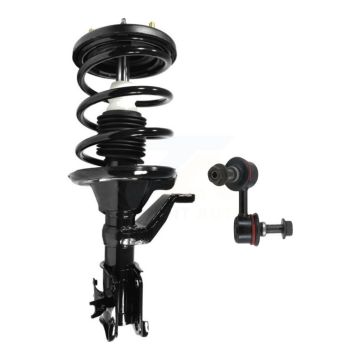 Front Left Complete Shock Assembly TOR Link Kit For Honda Civic Excludes Hybrid Si Models KSS-105398