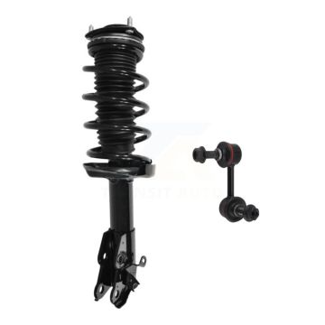 Front Left Complete Shock Assembly And TOR Link Kit For Honda Civic Acura CSX KSS-105421