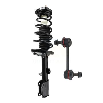 Rear Left Complete Shock Assembly And TOR Link Kit For Toyota Corolla Prizm Chevrolet Geo KSS-105437