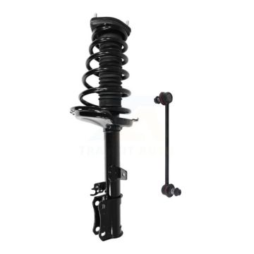 Rear Left Shock Assembly TOR Link Kit For Lexus Toyota Highlander RX330 RX350 RX400h FWD KSS-105460