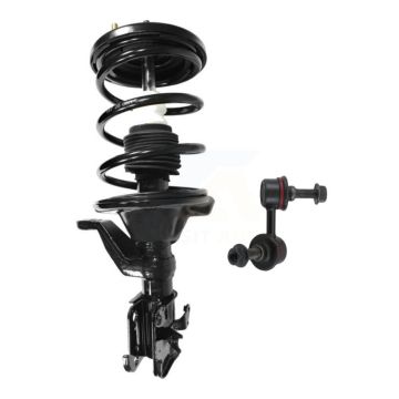 Front Right Complete Shock Assembly And TOR Link Kit For Honda Civic Acura EL KSS-105524