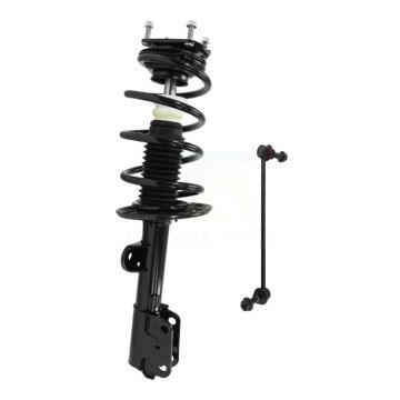 Front Right Complete Shock Assembly And TOR Link Kit For Ford Explorer AWD KSS-105569