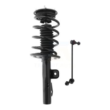 Front Right Shock Assembly And TOR Link Kit For 2010-2012 Ford Flex Excludes Turbo Models KSS-105585