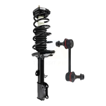 Rear Right Complete Shock Assembly & TOR Link Kit For Toyota Corolla Prizm Chevrolet Geo KSS-105601