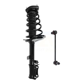 Rear Right Shock Assembly TOR Link Kit For Lexus Toyota Highlander RX330 RX350 RX400h FWD KSS-105624