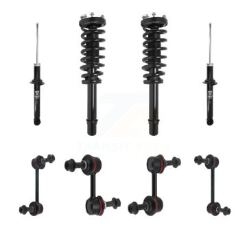 Front Rear Complete Strut & TOR sway Bar Link Kit (8Pc) For 2004-2006 Acura TL KSS-107642