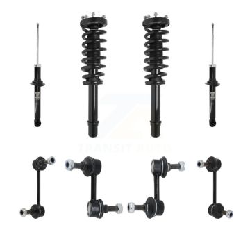 Front Rear Complete Strut & TQ sway Bar Link Kit (8Pc) For 2004-2006 Acura TL KSS-107658