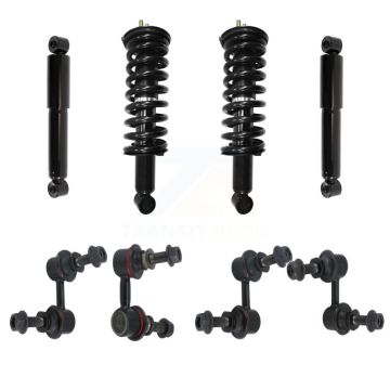 Front Rear Complete Strut Shock & TOR sway Bar Link Kit (8Pc) For Nissan Pathfinder KSS-107668