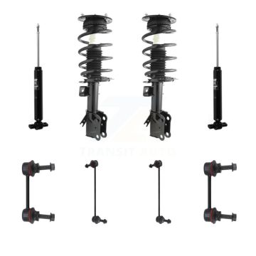 Front Rear Complete Suspension Strut Shock & TOR sway Bar Link Kit For Ford Fusion KSS-107674