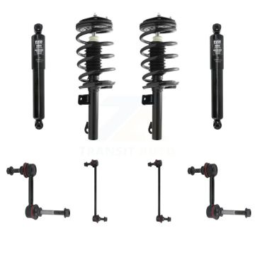 Front Rear Complete Strut Shock & TOR sway Bar Link Kit For 2004 Mercury Monterey KSS-107675