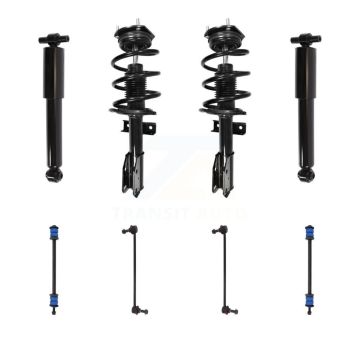 Front Rear Complete Strut Shock & TOR sway Bar Link Kit For GMC Acadia Buick Enclave KSS-107678